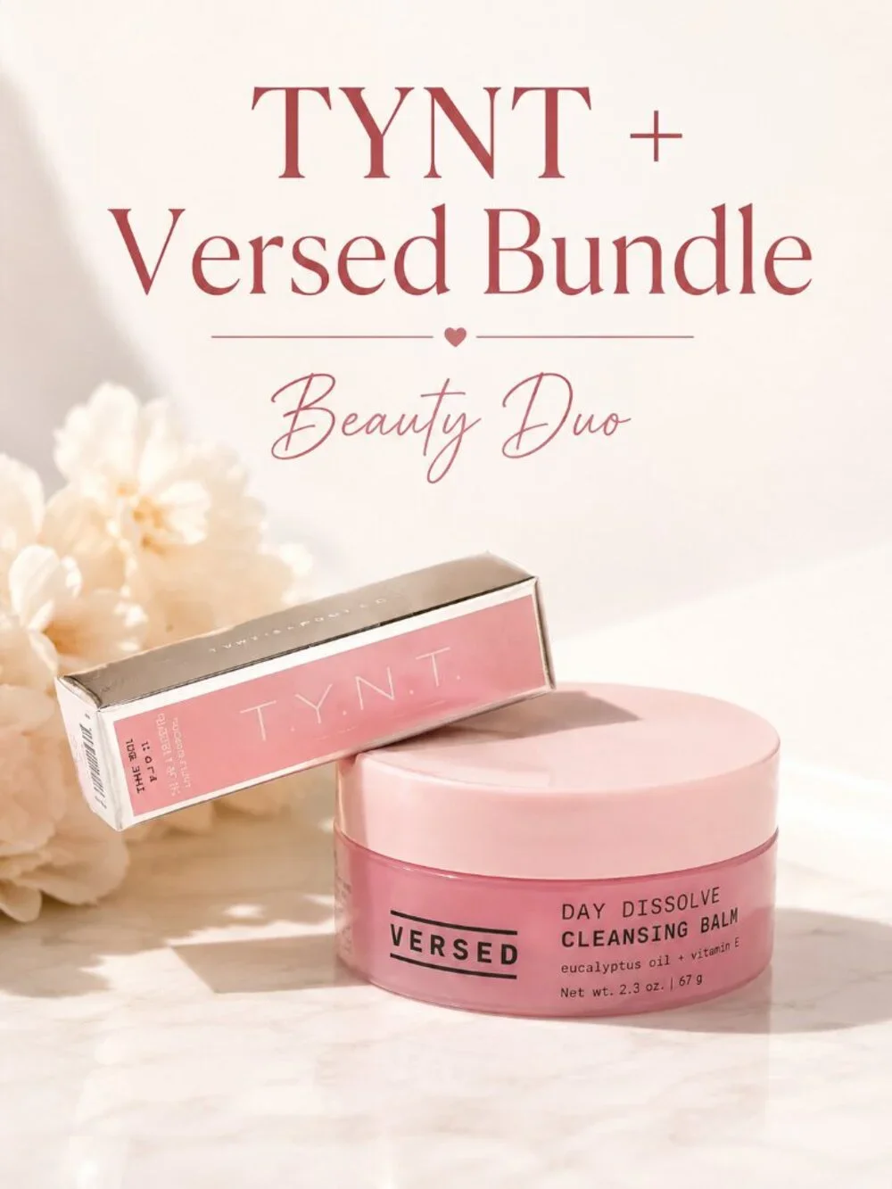 Beauty Duo Lip Balm & Cleansing Balm - Pink